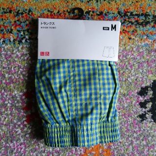 ユニクロ(UNIQLO)の新品未使用◆UNIQLO トランクス M WOVEN TRUNKS チェック(トランクス)