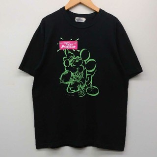 ミッキーマウス(ミッキーマウス)のVINTAGE ミッキーマウス 東京ディズニーランド Tシャツ L(Tシャツ/カットソー(半袖/袖なし))