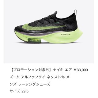 ナイキ(NIKE)のNike エアズームアルファフライ　29.5cm(シューズ)