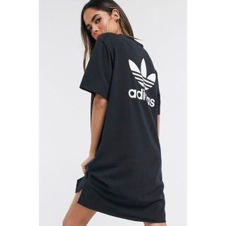 【Lサイズ】新品未使用 adidas アディダス ミニ ロゴ Tシャツ ドレス