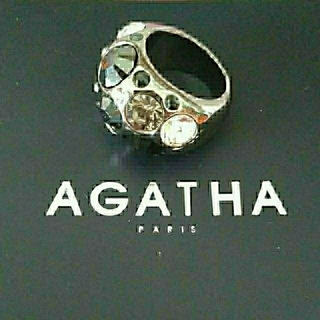 AGATHA - AGATHA アガタ リング ブラックの通販 by Mme.mimosa's shop