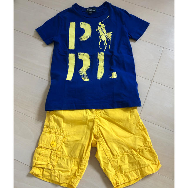 POLO RALPH LAUREN(ポロラルフローレン)のラルフローレン  Tシャツ　GAP パンツ　セット　120 キッズ/ベビー/マタニティのキッズ服男の子用(90cm~)(Tシャツ/カットソー)の商品写真