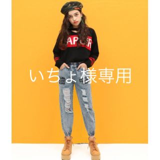 アナップキッズ(ANAP Kids)のANAP  GIRL デニム　Tシャツセット(パンツ/スパッツ)