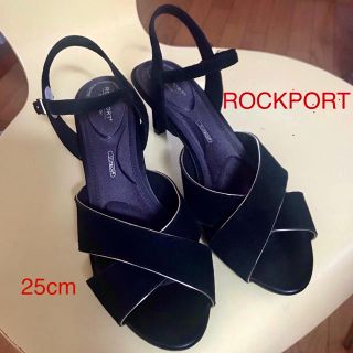 ロックポート(ROCKPORT)のあお様専用　【美品】4250→3000 黒スエードサンダル　(サンダル)