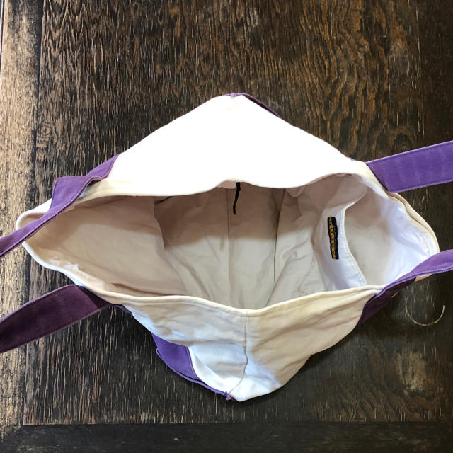 POLO RUGBY(ポロラグビー)のレアなモデル　ラルフローレンラグビー のでかいトートバッグ　パープル　紫 メンズのバッグ(トートバッグ)の商品写真