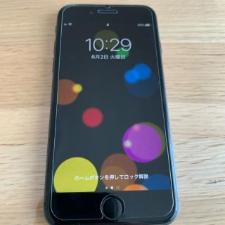 アップル(Apple)のiphone8 64GB スペースグレイ　au 本体のみ　simロック解除済(スマートフォン本体)