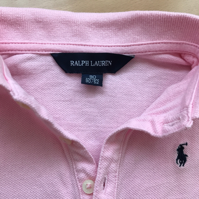 Ralph Lauren(ラルフローレン)の✳︎専用✳︎ラルフローレンのポロシャツ　ピンク　90サイズ キッズ/ベビー/マタニティのキッズ服女の子用(90cm~)(Tシャツ/カットソー)の商品写真