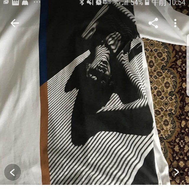 ZARA(ザラ)のロングプリントドッキングシャツ レディースのトップス(シャツ/ブラウス(長袖/七分))の商品写真