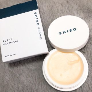 シロ(shiro)の本日最終日！【美品】shiro 練り香水 ポピー(香水(女性用))