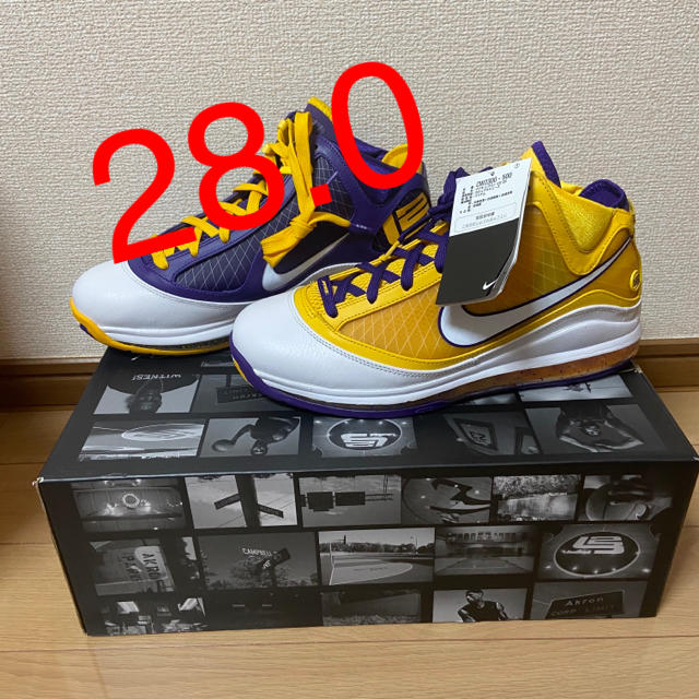 NIKE(ナイキ)の【28.0】NIKE LEBRON 7 "LAKERS"  メンズの靴/シューズ(スニーカー)の商品写真