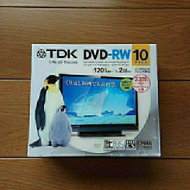 【新品未開封】TDK DVD-RW 10枚ﾊﾟｯｸ
