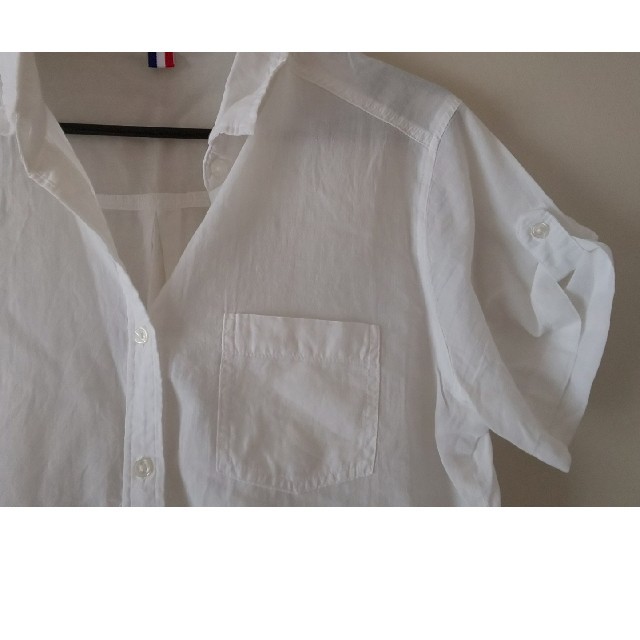 GU(ジーユー)の半袖 シャツ レディースのトップス(シャツ/ブラウス(半袖/袖なし))の商品写真