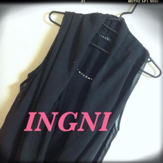 イング(INGNI)のINGNI★シフォン付タンク(タンクトップ)