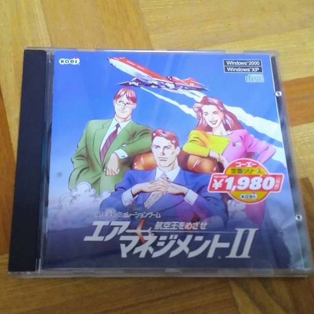 エンタメ/ホビーエアーマネジメントII 航空王をめざせ PC版 コーエー定番シリーズ