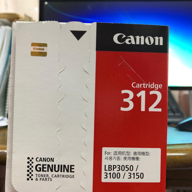 Canon(キヤノン)のCanon カートリッジ312 純正未開封 スマホ/家電/カメラのPC/タブレット(その他)の商品写真