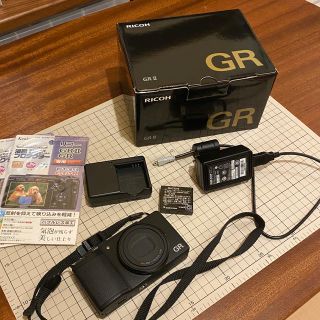 リコー(RICOH)の[中古美品] リコー/RICHO GRⅡ/GR2 予備バッテリー等セット(コンパクトデジタルカメラ)