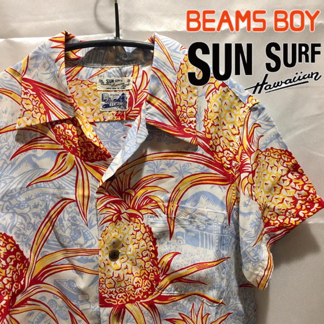 レア BEAMS BOY × sun surf コラボ アロハシャツ 美品