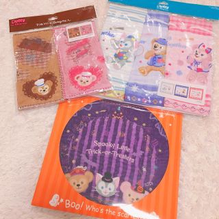 ディズニー(Disney)のダッフィー フレンズ　タオルハンカチ　セット売り(キャラクターグッズ)