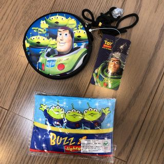 ディズニー(Disney)の新品　ディズニー　トイストーリー　ポーチ　＆　ディッシュカバー　　セット(ポシェット)