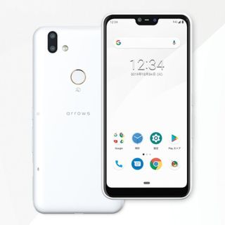 フジツウ(富士通)のArrows M05 ホワイト 新品未使用品 simフリー(スマートフォン本体)