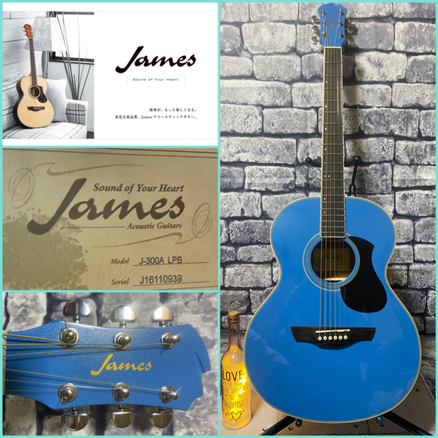 James J-300A LPB アコースティックギター 値引き www.gold-and-wood.com