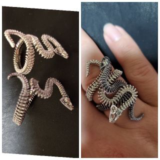 ディーゼル(DIESEL)のSKELETON SNAKES RINGS(リング(指輪))