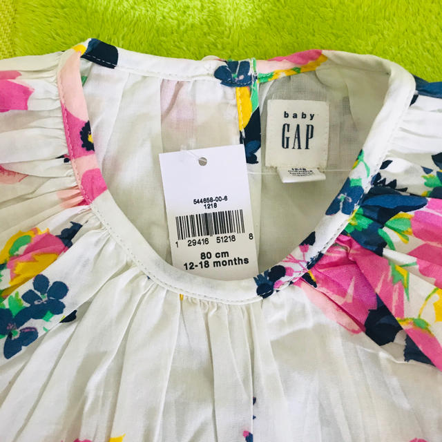 babyGAP(ベビーギャップ)の新品！タグ付き！gap トップス キッズ/ベビー/マタニティのベビー服(~85cm)(ワンピース)の商品写真