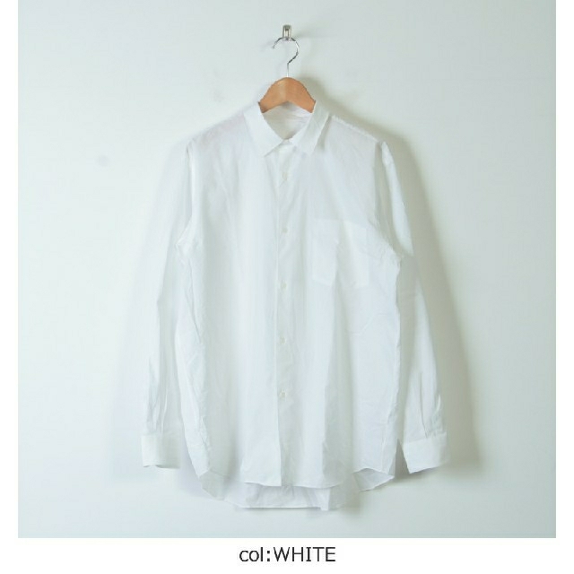 20SS 新品 COMOLI コモリシャツ 白 サイズ2 シャツ