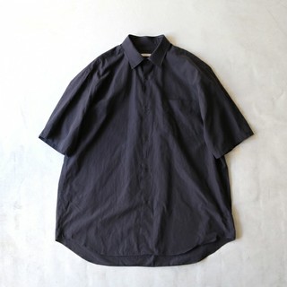 20SS 新品 COMOLI コモリシャツ 半袖 紺 サイズ1 シャツ