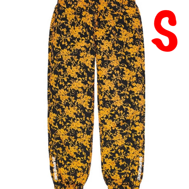 supreme Warm Up Pant①BlackFloralサイズ