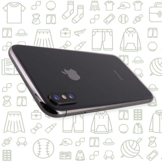 iPhone(アイフォーン)の【B】iPhoneX/64/ソフトバンク スマホ/家電/カメラのスマートフォン/携帯電話(スマートフォン本体)の商品写真