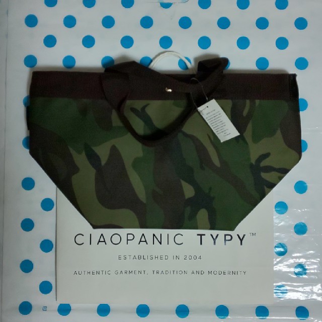 CIAOPANIC TYPY(チャオパニックティピー)の★新品未使用 チャオパニックティピーの迷彩トートバッグ エコバッグ  レディースのバッグ(トートバッグ)の商品写真