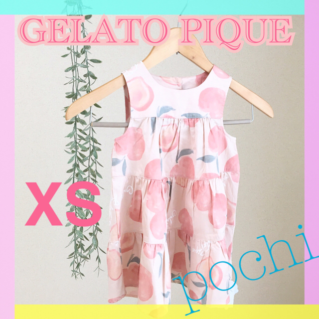 【ララズ様専用】gelato piqueジェラートピケ ドレス ワンピース キッズ/ベビー/マタニティのキッズ服女の子用(90cm~)(ワンピース)の商品写真