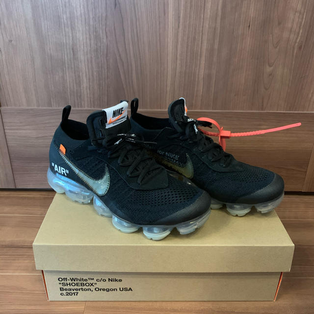 【黒26.5cm白27.0cm】NIKE×OFF-WHITE ヴェイパーマックス