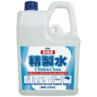 高純度 精製水 2L  2リットル 大容量 ボトル(日用品/生活雑貨)