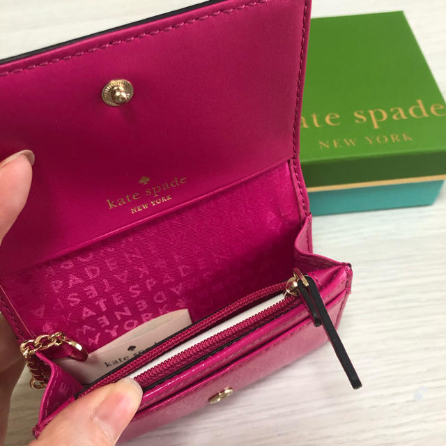 【kate spade】 ケイトスペード／2つ折財布／コインケース／カードケース