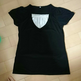 アカチャンホンポ(アカチャンホンポ)の授乳服Tシャツ  赤ちゃん本舗 Mサイズ used(マタニティトップス)