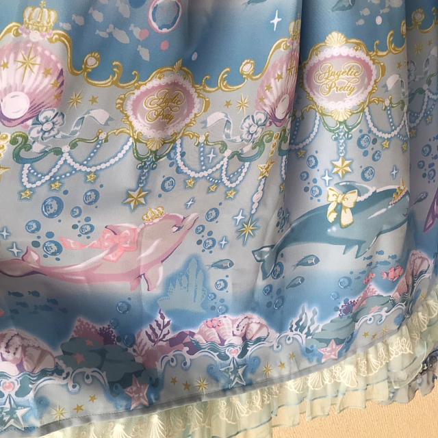 Angelic Pretty(アンジェリックプリティー)のAquarium Carnival ワンピース レディースのワンピース(ひざ丈ワンピース)の商品写真