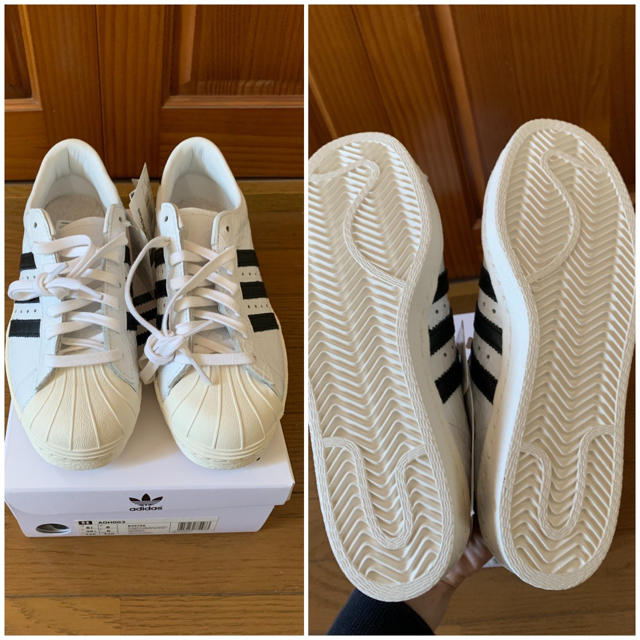 新品未使用　HYKE×adidas スニーカー　24.5 3