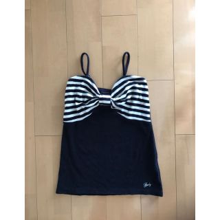 レディー(Rady)のRedy パイル地ボーダーキャミ　size F 美品(ルームウェア)