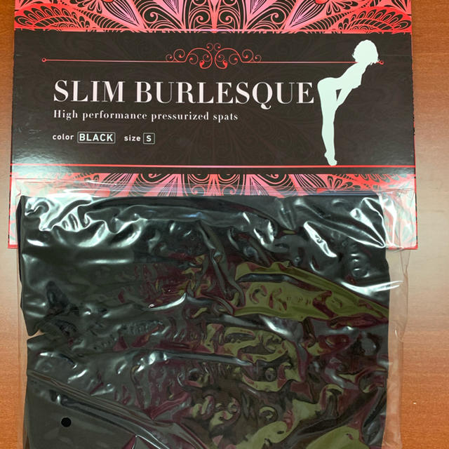 スリムバーレスク SLIM BURLESQUE Ｓサイズ ブラック コスメ/美容のダイエット(エクササイズ用品)の商品写真