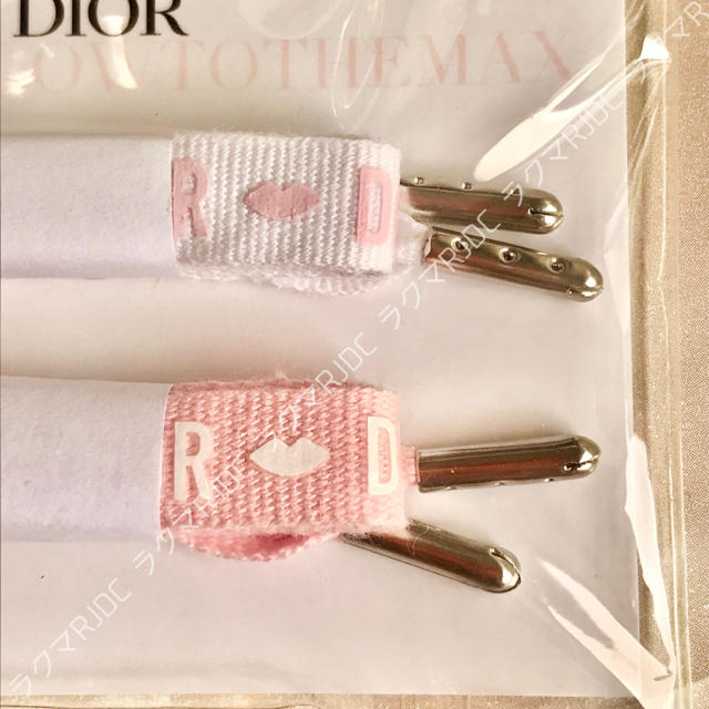 Dior(ディオール)の【新品未開封】ディオール ブレスレット シューレース ノベルティー 靴紐 レア レディースのアクセサリー(ブレスレット/バングル)の商品写真