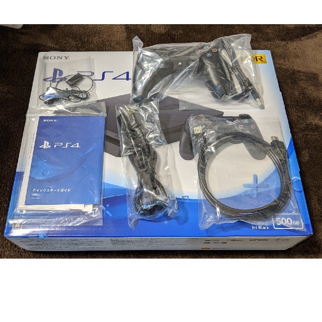 PlayStation4(プレイステーション4)のPS4 本体 中古 保証書付 エンタメ/ホビーのゲームソフト/ゲーム機本体(家庭用ゲーム機本体)の商品写真