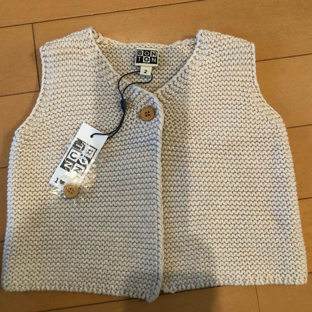 Caramel baby&child (キャラメルベビー&チャイルド)の新品♡BONTONニットベスト キッズ/ベビー/マタニティのキッズ服男の子用(90cm~)(カーディガン)の商品写真