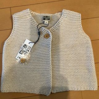 キャラメルベビー&チャイルド(Caramel baby&child )の新品♡BONTONニットベスト(カーディガン)