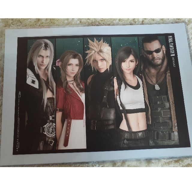 FF7リメイク クラウド セフィロス アルトニア ランチョンマット