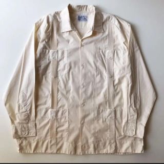 90s キューバシャツ 古着 長袖シャツ シャツ(シャツ)