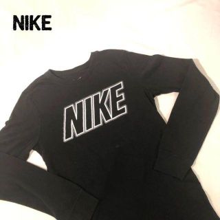 ナイキ(NIKE)のナイキ NIKE ビッグプリント ロンT ブラック(Tシャツ/カットソー(七分/長袖))