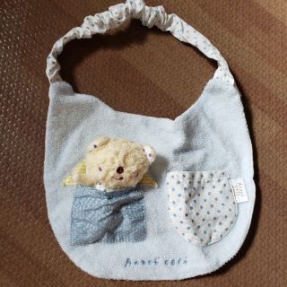 ファミリア(familiar)の【 美品】anano cafe スタイ(ベビースタイ/よだれかけ)