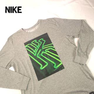 ナイキ(NIKE)のナイキ NIKE ビッグプリント ロンT グレー ビッグサイズ XL(Tシャツ/カットソー(七分/長袖))
